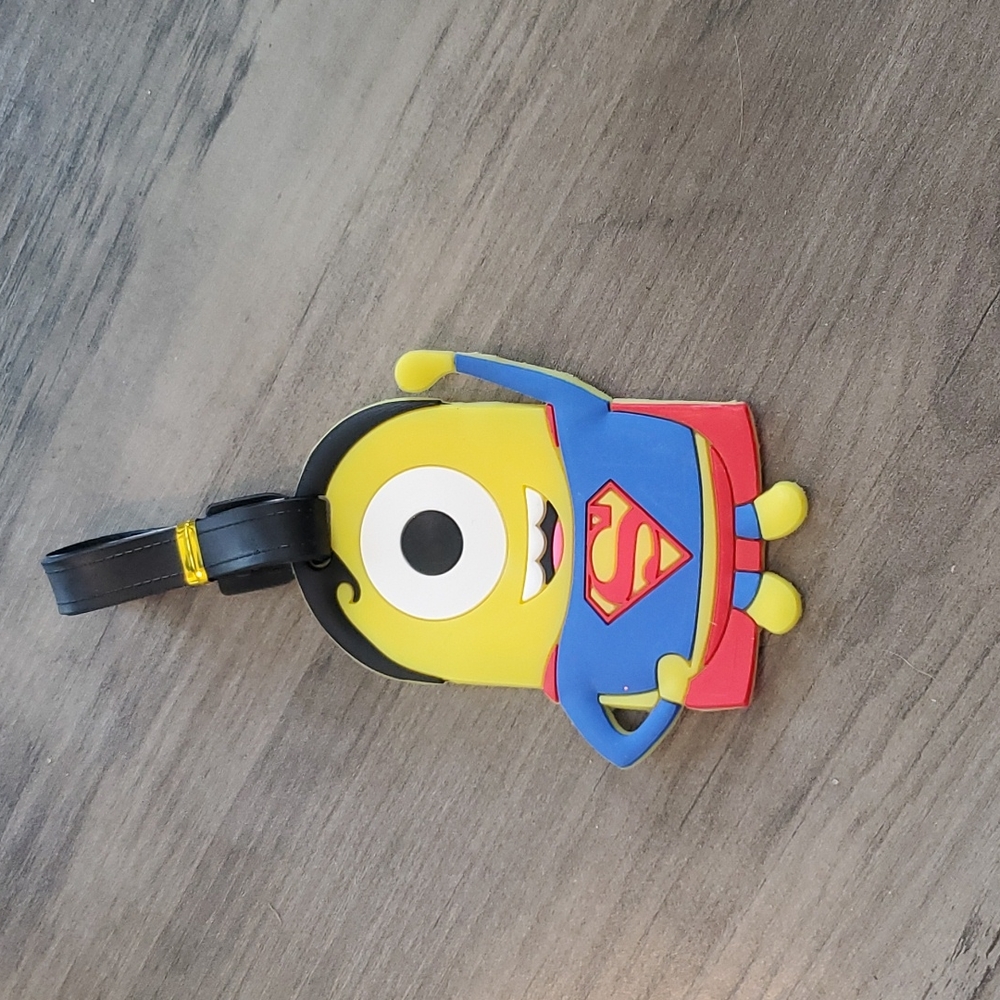 Superman Minion Luggage Tag